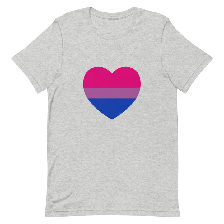 Bisexual Heart Flag T-Shirt T-shirts The Rainbow Stores