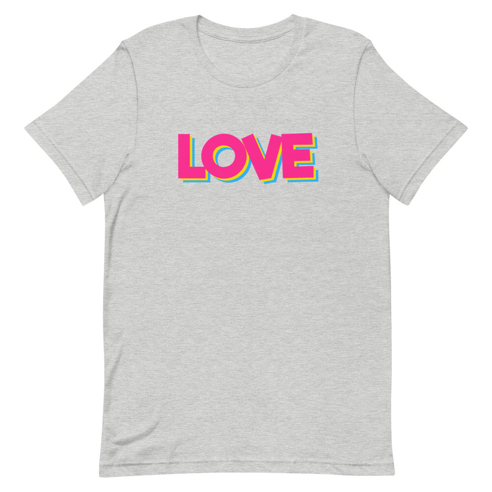 Pansexual Love T-Shirt T-shirts The Rainbow Stores