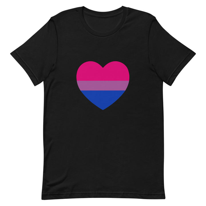 Bisexual Heart Flag T-Shirt T-shirts The Rainbow Stores