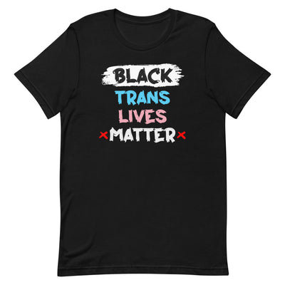 Black Trans Lives Matter T-Shirt T-shirts The Rainbow Stores