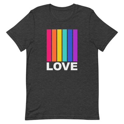 Bright Love Lines T-Shirt T-shirts The Rainbow Stores