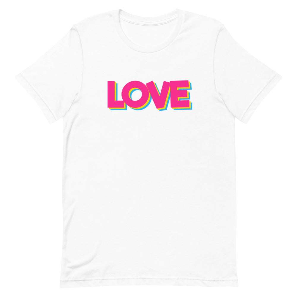 Pansexual Love T-Shirt T-shirts The Rainbow Stores