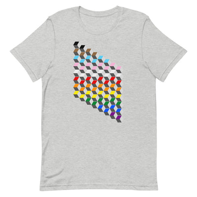 Opart Pride Flag T-Shirt T-shirts The Rainbow Stores
