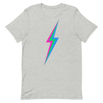 Polysexual Lightning T-Shirt T-shirts The Rainbow Stores