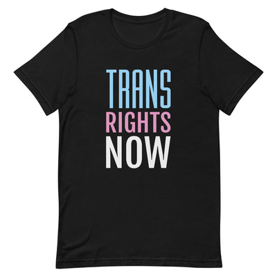 Trans Rights Now T-Shirt T-shirts The Rainbow Stores