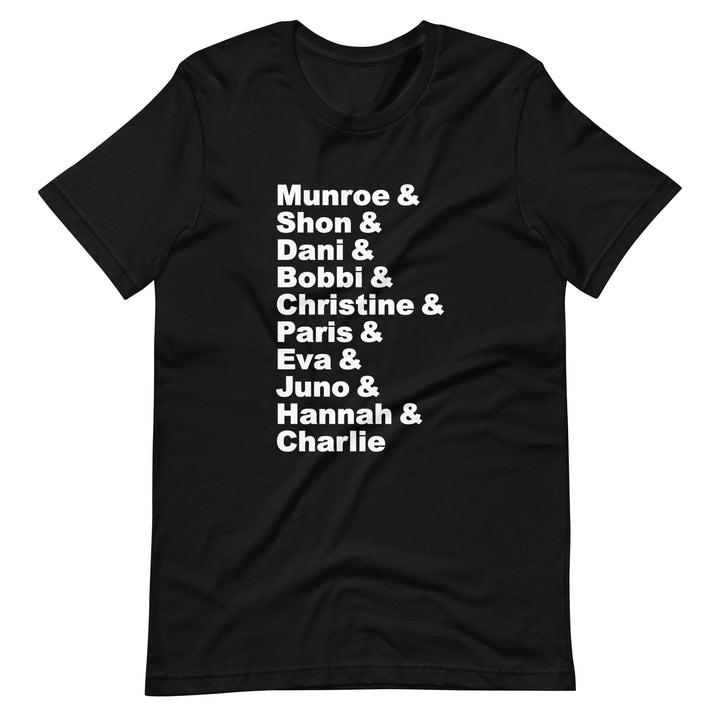 British Trans Women Activists List T-Shirt T-shirts The Rainbow Stores