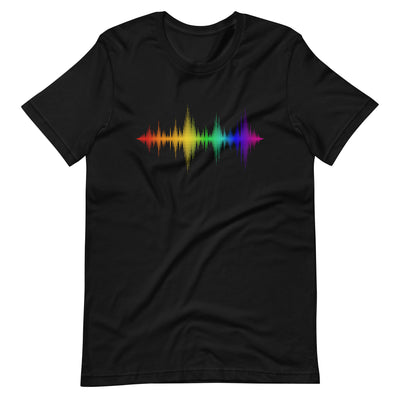 Rainbow Sound Wave T-Shirt T-shirts The Rainbow Stores