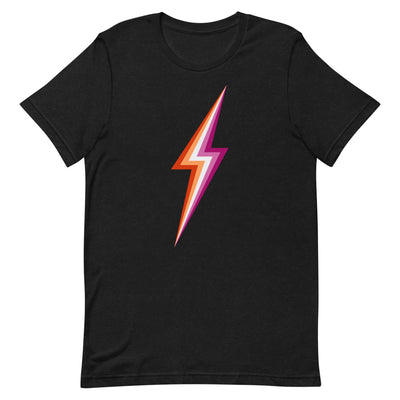 Lesbian Lightning T-Shirt T-shirts The Rainbow Stores