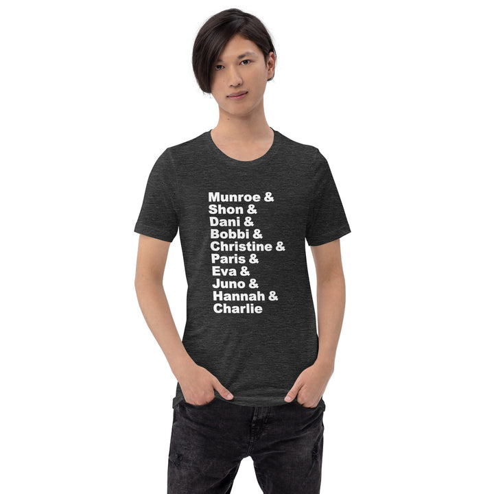 British Trans Women Activists List T-Shirt T-shirts The Rainbow Stores