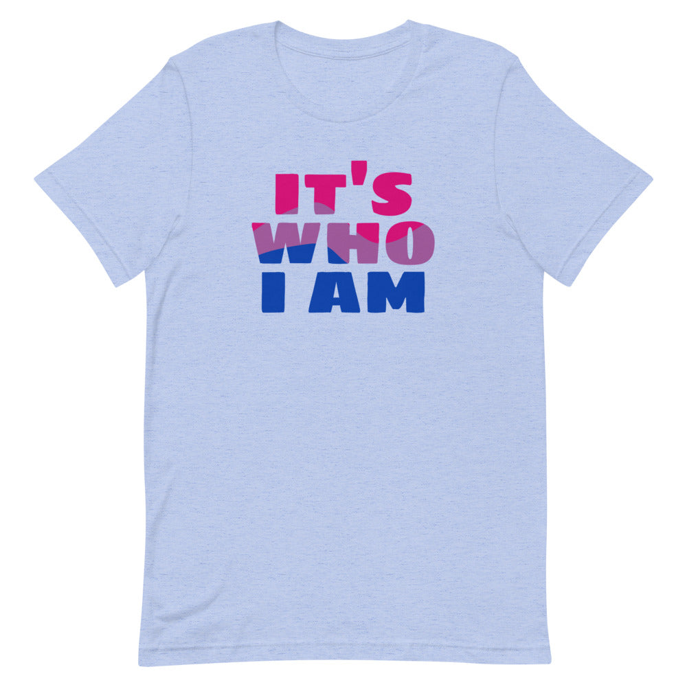 It's Who I Am (Bisexual Flag) T-Shirt T-shirts The Rainbow Stores