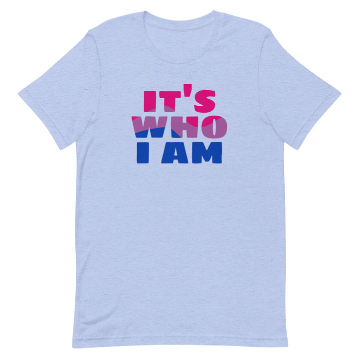 It's Who I Am (Bisexual Flag) T-Shirt T-shirts The Rainbow Stores