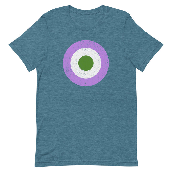 Genderqueer Roundel T-Shirt T-shirts The Rainbow Stores