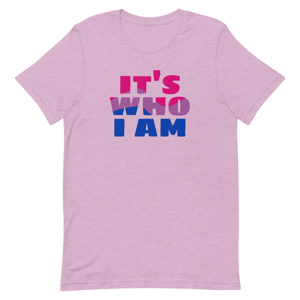 It's Who I Am (Bisexual Flag) T-Shirt T-shirts The Rainbow Stores