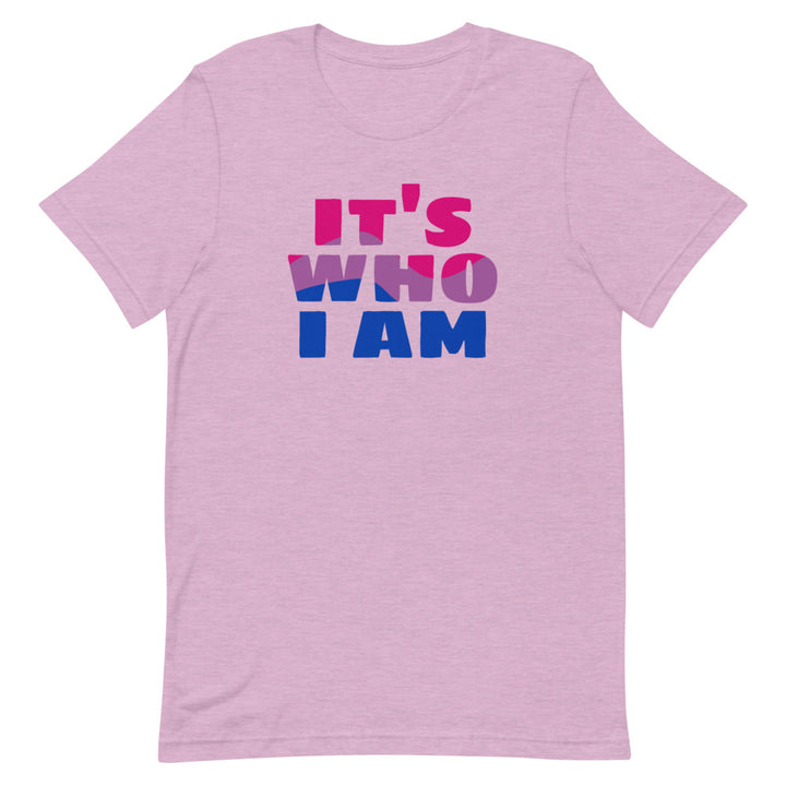 It's Who I Am (Bisexual Flag) T-Shirt T-shirts The Rainbow Stores