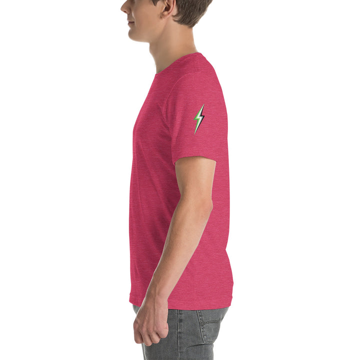 Aromantic Lightning Sleeve T-Shirt T-shirts The Rainbow Stores