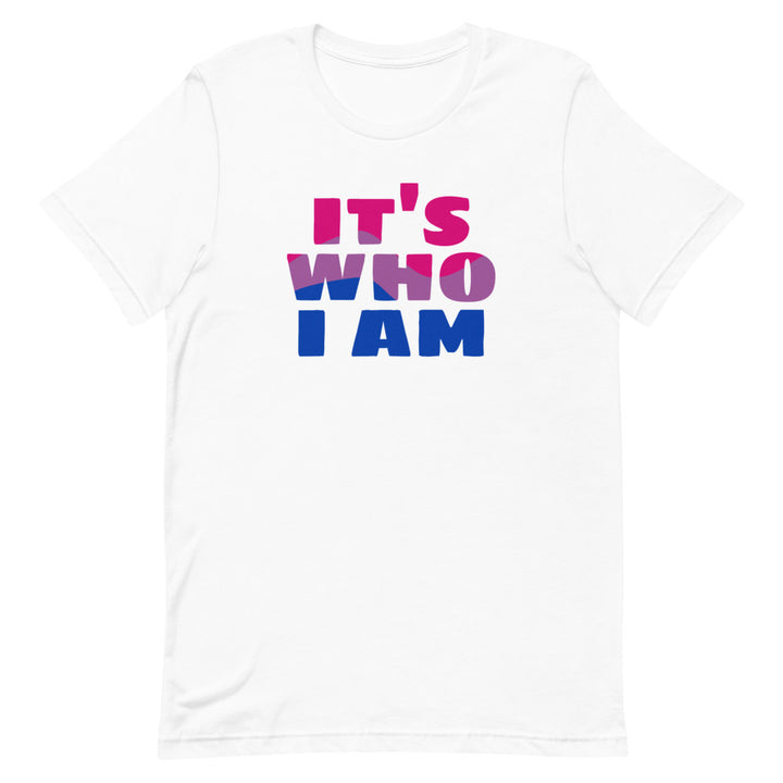 It's Who I Am (Bisexual Flag) T-Shirt T-shirts The Rainbow Stores