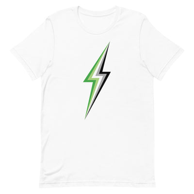 Aromantic Lightning T-Shirt T-shirts The Rainbow Stores