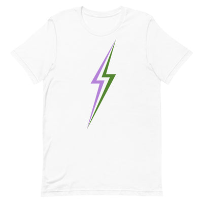 Genderqueer Lightning T-Shirt T-shirts The Rainbow Stores