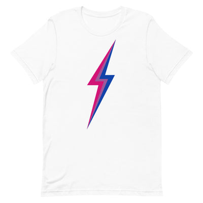 Bisexual Lightning T-Shirt T-shirts The Rainbow Stores