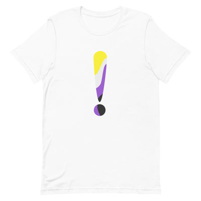 Non-Binary Exclamation T-Shirt T-shirts The Rainbow Stores