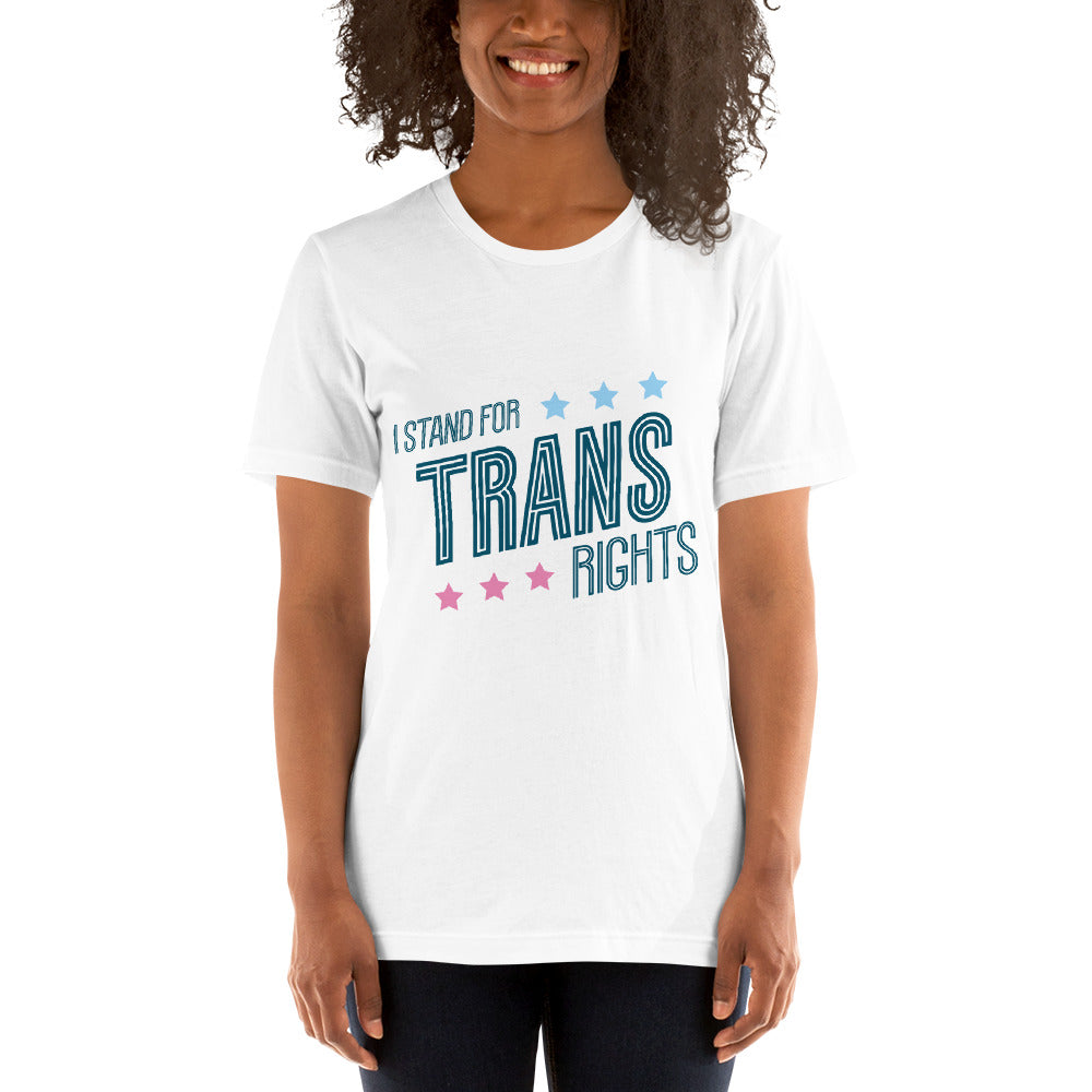 I Stand For Trans Rights T-shirt T-shirts The Rainbow Stores