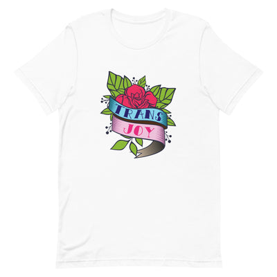 Trans Joy Tattoo T-shirt T-shirts The Rainbow Stores