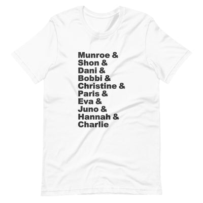 British Trans Women Activists List T-Shirt T-shirts The Rainbow Stores