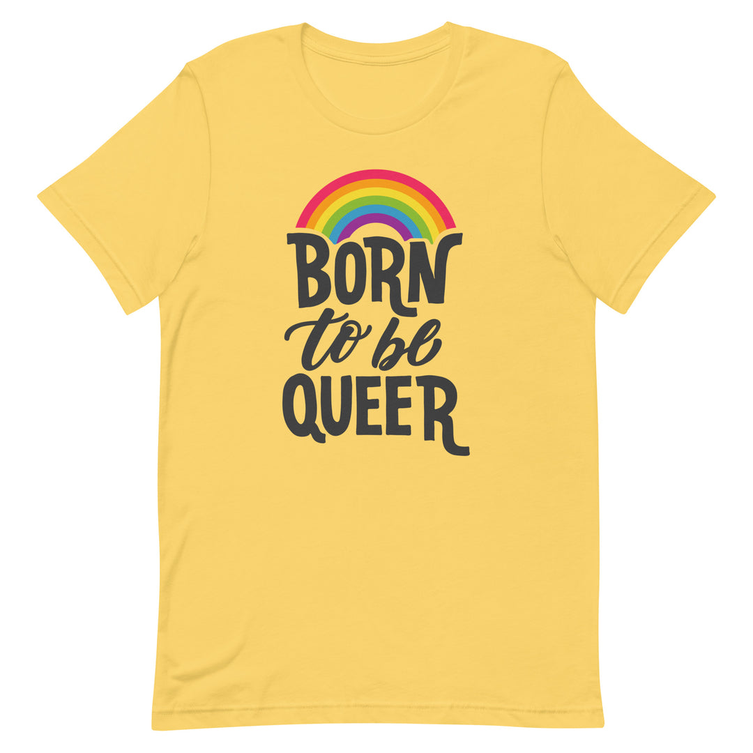 Born To Be Queer T-shirt T-shirts The Rainbow Stores