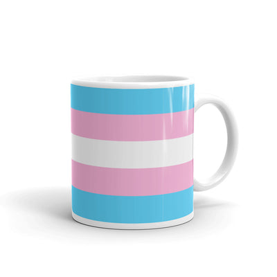 Trans Pride Flag Mug Mugs The Rainbow Stores