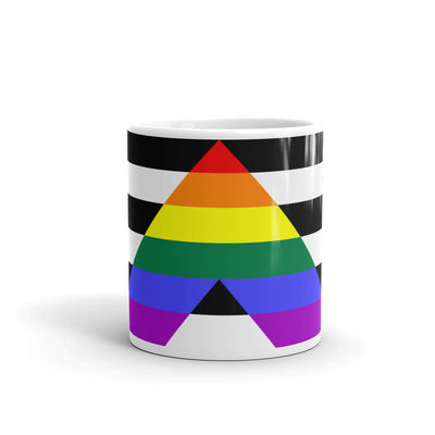 LGBTQ Ally Flag Mug Mugs The Rainbow Stores