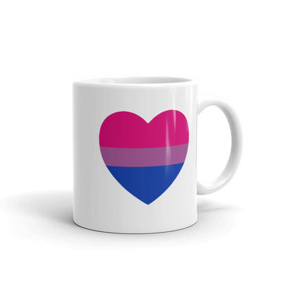 Bisexual Flag Heart Mug Mugs The Rainbow Stores
