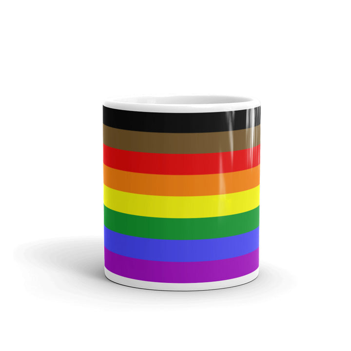 POC Inclusive Rainbow Pride Flag Mug Mugs The Rainbow Stores