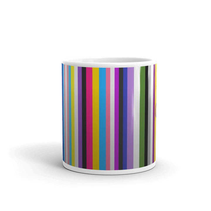 Multi-Pride Flag Barcode Mug Mugs The Rainbow Stores