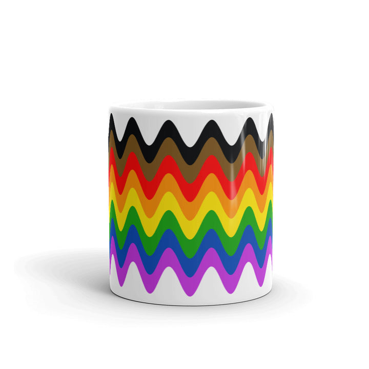 Philadephia POC Rainbow Pride Flag Mug Mugs The Rainbow Stores