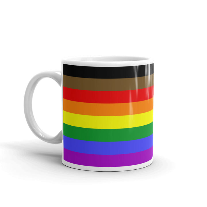 POC Inclusive Rainbow Pride Flag Mug Mugs The Rainbow Stores