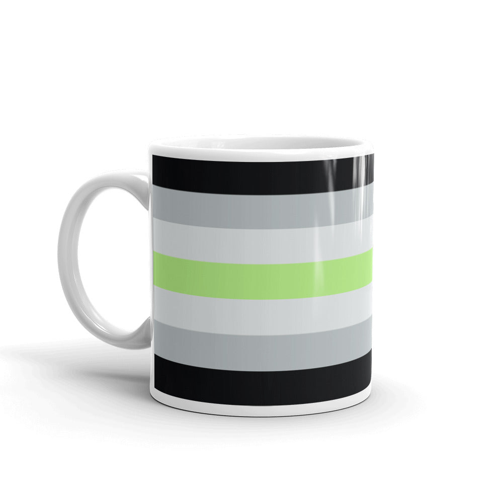 Agender Pride Flag Mug Mugs The Rainbow Stores