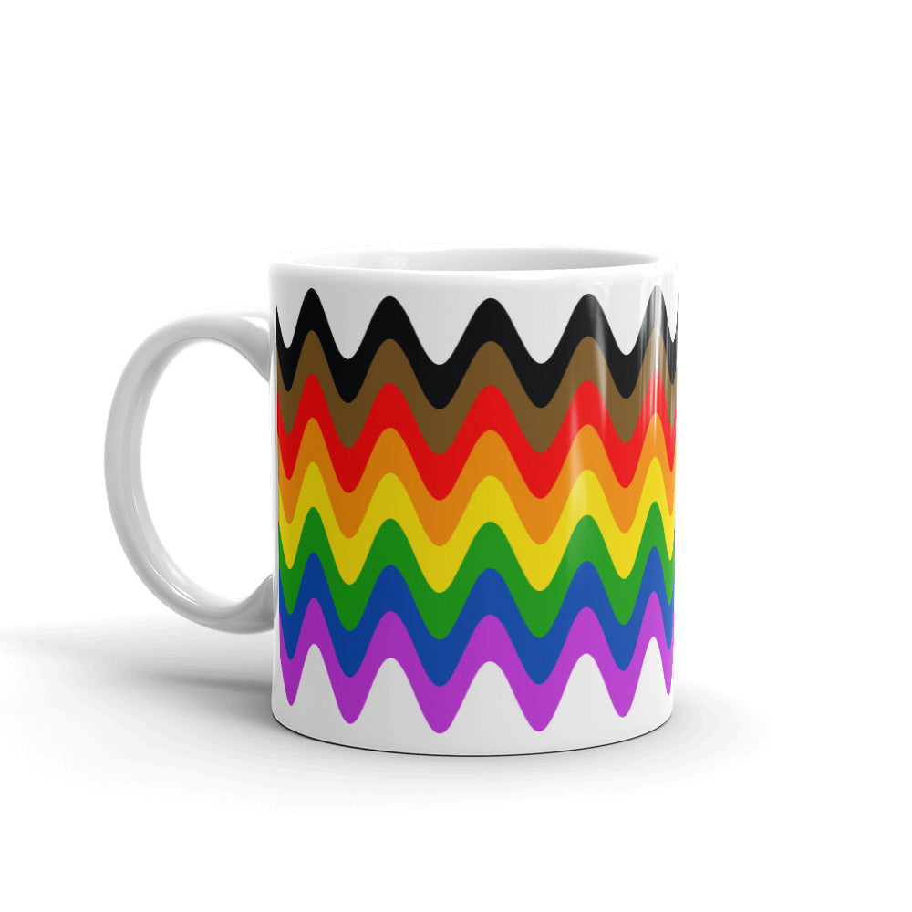 Philadephia POC Rainbow Pride Flag Mug Mugs The Rainbow Stores