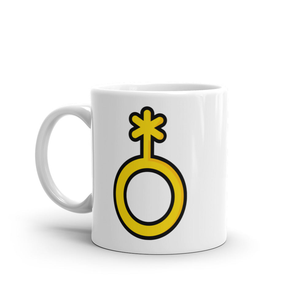 Non-Binary Symbol Mug Mugs The Rainbow Stores