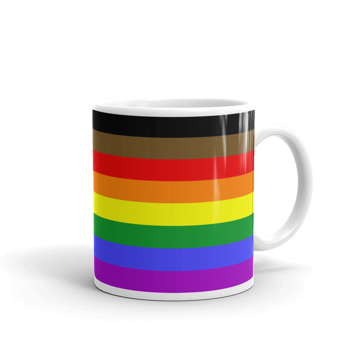 POC Inclusive Rainbow Pride Flag Mug Mugs The Rainbow Stores
