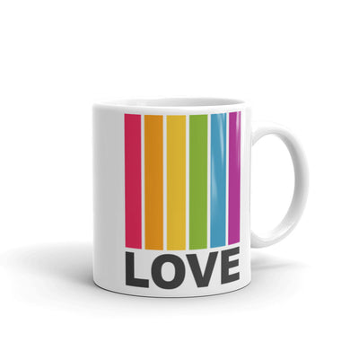 Bright Love Lines Mug Mugs The Rainbow Stores
