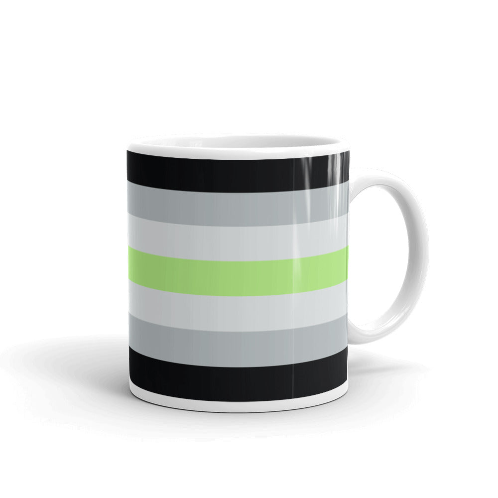 Agender Pride Flag Mug Mugs The Rainbow Stores