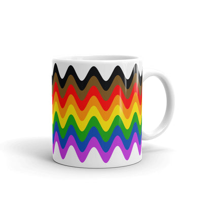 Philadephia POC Rainbow Pride Flag Mug Mugs The Rainbow Stores