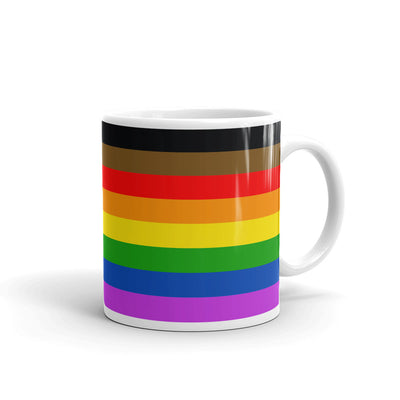 Philadelphia POC Pride Flag Mug Mugs The Rainbow Stores