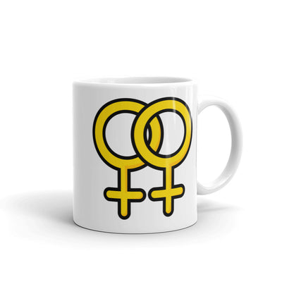 Lesbian Symbol Mug Mugs The Rainbow Stores