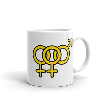 Bisexual Woman Symbol Mug Mugs The Rainbow Stores