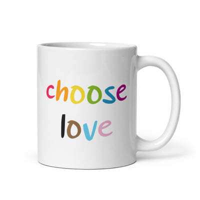 We Choose Love Mug Mugs The Rainbow Stores
