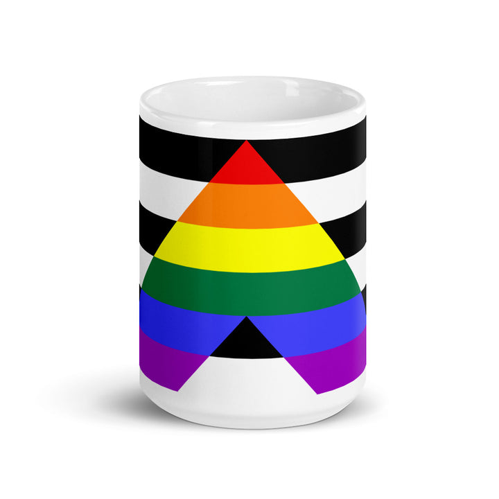 LGBTQ Ally Flag Mug Mugs The Rainbow Stores