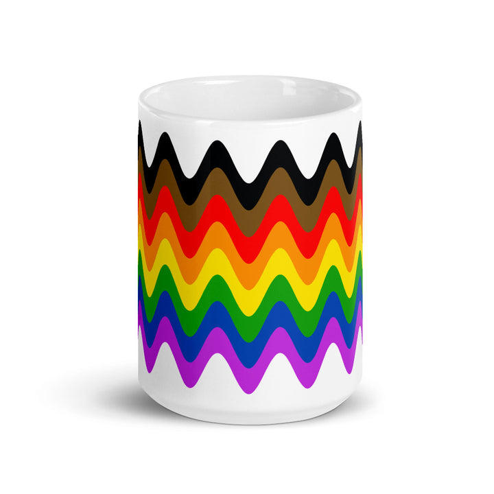 Philadephia POC Rainbow Pride Flag Mug Mugs The Rainbow Stores