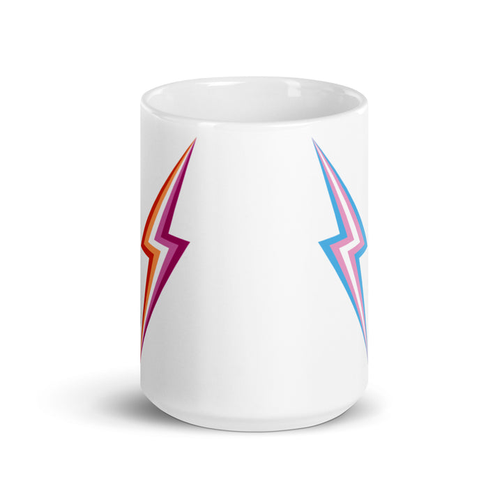 Trans Lesbian Lightning Mug Mugs The Rainbow Stores