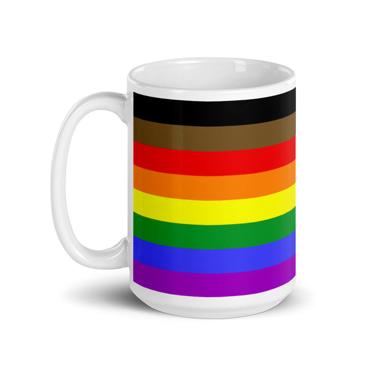 POC Inclusive Rainbow Pride Flag Mug Mugs The Rainbow Stores